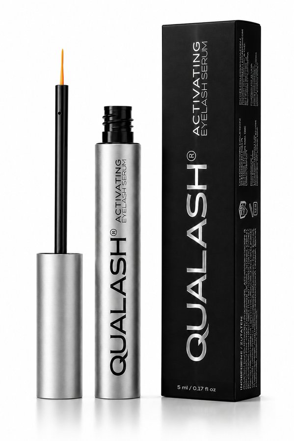 QUALASH® Activating Peptide Eyelash Serum bottle